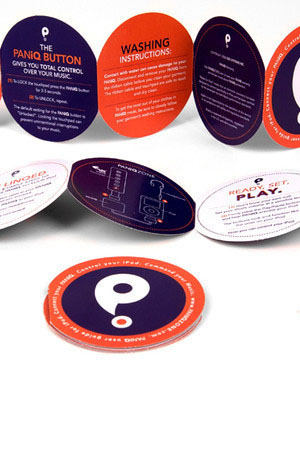 die cut pamphlets by Thabo Balm Dintwa